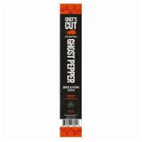 Chef's Cut Ghost Pepper Meat Stick 1oz · Real cuts of beef and pork paired with ghost pepper for a super spicy protein packed snack.
