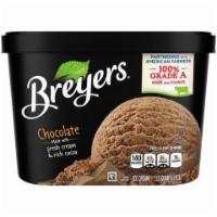 Breyers Chocolate 48oz · A delicious treat that's never chocoLATE to a party. Made with real Dutch cocoa and fresh cr...