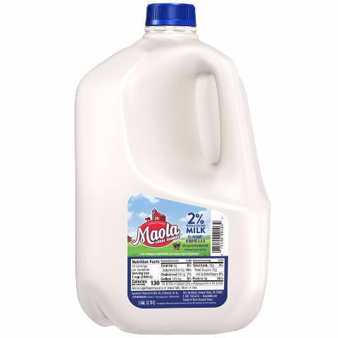 Maola 2% Milk 1 Gallon · Start your day off right with a tall, tasty glass of Maola Milk!