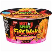 Nissin Fire Wok Scorching Sesame Shrimp 4.55oz · Flavorful Hot & Spicy noodles with added heat for a spicy, flavorful meal. Each bowl include...