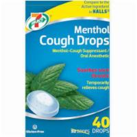 7-Select Menthol Cough Drops 40 Count · Menthol cough drops