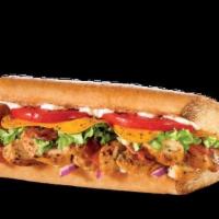 Mesquite Chicken Sub · With bacon, cheddar, lettuce, tomatoes, onions and ranch.