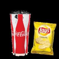 Chips and Fountain Drink · 