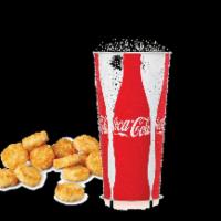 Tots and Fountain Drink · 