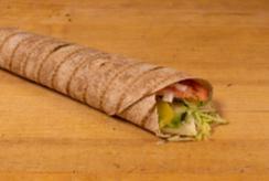 Veggie Wrap · American cheese, onions, pickles, cucumber, lettuce, tomato + mayo
