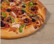 Giovani Original Pizza ·  ham, pepperoni, onions, green peppers, olives
