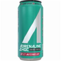 Adrenaline Shoc Watermelon 16oz · High performance natural energy blend of green coffee beans, yerba mate, coffee fruit extrac...
