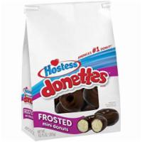 Hostess Donettes Chocolate Bag 10.75oz · Mini donuts frosted with chocolate