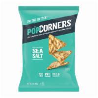 PopCorners Sea Salt 3oz · Crunchy popped corn snack coated in fine grain sea salt.