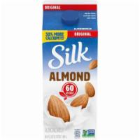 Silk Pure Almond Original Half Gallon · A smooth almond milk that contains 50% more calcium than milk.