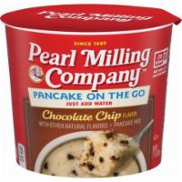 Pearl Milling Company Chocolate Chip Pancake Cup 2.11oz · Making pancakes just got simpler with Aunt Jemima® Chocolate Chip Pancake On The Go cups. Si...