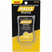 Halls Mini Sugar-Free Honey Lemon 24 Count · HALLS Cough Drops are here to help relieve those irritating coughs and sore throats. In a su...