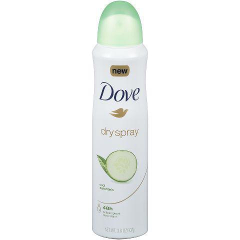 Dove APA Cool Essentials 3.8oz · This dry spray antiperspirant is infused with the revitalizing fragrance of cucumber and green tea.
