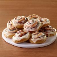 10 Piece Cinnabon Mini Rolls · 10 mini cinnamon rolls, topped with signature cream cheese frosting, are the perfect way to ...