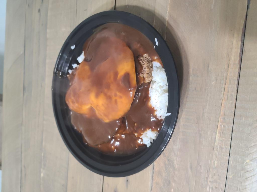 Loco Moco Regular  · 2 scoops rice served with House made hamburger patties w/ egg of choice and gravy