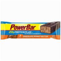 Power Bar Protein Plus Chocolate Peanut Butter 2.1oz · Protein-packed energizing bar with rich chocolate and smooth peanut butter.