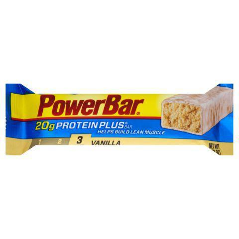 Power Bar Vanilla 20g Protein 2.1oz · PowerBar ProteinPlus bars are there, offering an excellent source of protein and superior taste to help post-workout muscles recover with ease