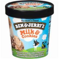 Ben & Jerry's Milk and Cookies Pint · How do you take classic milk-&-cookie goodness to a whole 'nother level of greatness? We don...
