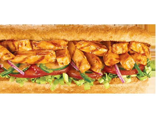 Sweet Onion Chicken Teriyaki Sandwich · This gourmet specialty is a flavorful blend of tender teriyaki glazed chicken strips and our own fat-free sweet onion sauce. 