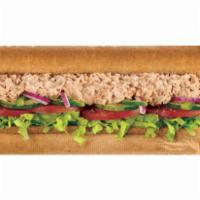 Tuna Sandwich · Our tasty tuna sandwich is simply sumptuous. Flaked tuna, mixed with mayo, and your choice o...