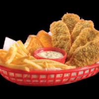 Steak Finger Country Basket® (6 Pieces) · DQ®s crunchy, golden Steak Finger Country Basket® is served with crispy fries, Texas toast, ...