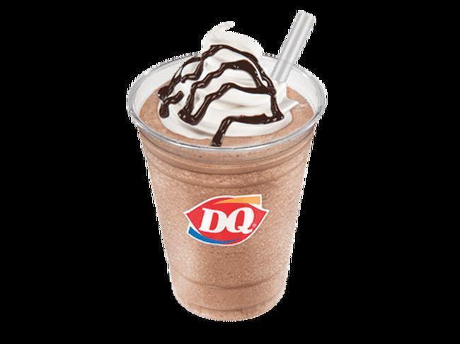 MooLatté®  · Coffee blended with creamy DQ® vanilla soft serve and ice and garnished with whipped topping.