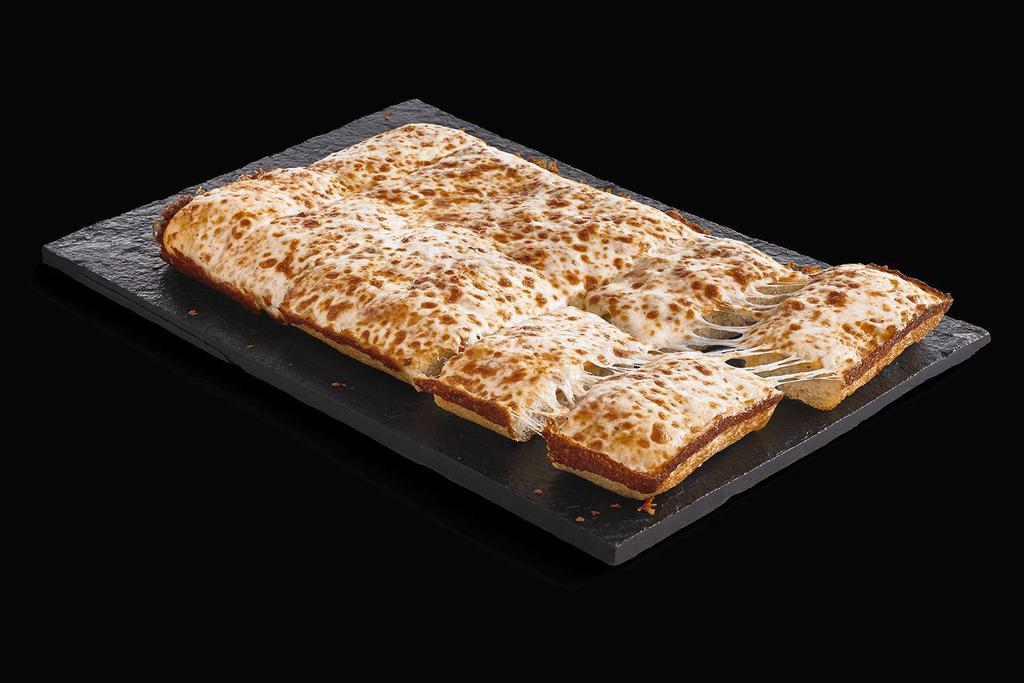 Cheese Pan Pizza  · Crispy, golden, pan-baked crust topped with tomato sauce and 100% real cheese.