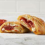 Individual Pepperoni Stromboli · Our signature cheese blend and fresh baked pepperoni’s, rolled in made-from-scratch dough, then baked to perfection.