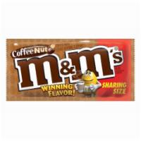 M&Ms Coffee Nut Sharing Size 3.27oz · Your favorite bite-sized chocolate now filled with coffee-flavored roasted peanuts.