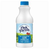 Oak Farms 2% Milk 1 Pint · 2% milk made using no artificial growth hormones. 37% less fat than whole milk.