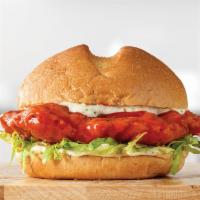 Buttermilk Buffalo Chicken Sandwich Meal · A crispy buttermilk chicken fillet dipped in spicy Buffalo sauce, with shredded lettuce and ...