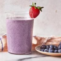 Very Berry Smoothie · Blueberries, blackberry, strawberry, apple juice.