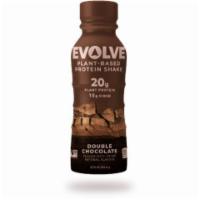 Evolve Protein Shake Double Chocolate 11.6oz · With 20g of plant protein, 10g of fiber, and rich chocolateyness, our Double Chocolate flavo...