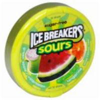 Ice Breakers Original Sours 1.5oz · Tangy fruit-flavored sugar-free mints including watermelon, green apple, and tangerine.