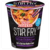 Cup Noodles Stir Fry Teriyaki Chicken 3oz · Introducing microwaveable, takeout-style Asian meals ready in minutes. No driving. No wok-in...