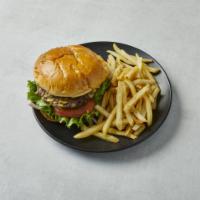 Beezzee Burger Classic · 1/3 lb. Fresh Angus beef, lettuce, tomato, onion and mayo.