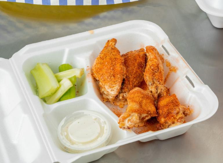 20 Piece Wing  · 2 sauce flavor, celery sticks and 3 ranch or blue cheese dipping.  