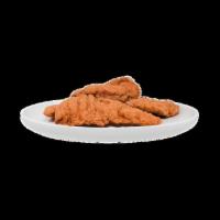 Chicky Tender Basket · 3 strips of crunchy chicken tenders paired with a side of wegular fries. Ask to have your te...