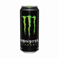Monster Energy  · 16 oz. can.