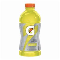 Gatorade Lemon-Lime · 28 oz. bottle. 