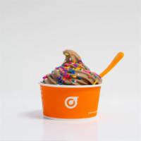 Intermediate Cup of Frozen Yogurt · 16 oz. Choice of up to 3 flavors and 3 toppings.