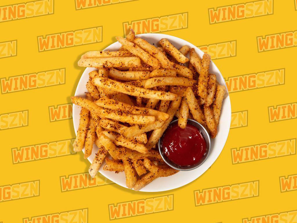 Lemon-Lime Pepper Fries · Leave basic at home! Our classic fries, tossed in our zesty, delicious lemon-lime pepper rub