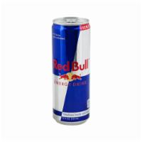 Red Bull Energy · The most popular energy drink in the world PROVIDING WINGS WHENEVER YOU NEED THEM - 8.4 oz can