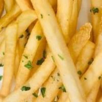 French Fries · Freshly cut Potato string fried with a dash of salt and chopped Parsley (choice of ranch, ke...