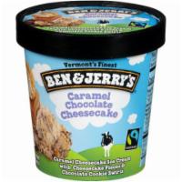 Ben & Jerry's Caramel Chocolate Cheesecake Pint · In your cheesecake dreams, is it like you’re spooning through a world of caramel cheesecake ...
