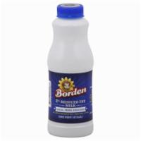 Borden 2% Reduced Fat Milk 1 Pint · Reduced in fat, but not lacking in flavor in this rich and creamy milk.