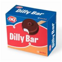 Dilly® Bar 6-Pack · Our classic Dilly® Bar! DQ® vanilla soft serve dipped in our crunchy cone coating.
