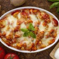 Gnocchi Alla Sorrentina 2 lbs. · 2 lb. potato gnocchi, tomato sauce, mozzarella, Parmigiano, basil. We use only San Marzano t...