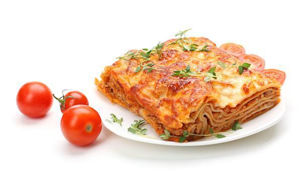 Meat Lasagna · Per lb. Ground beef, San Marzano tomato sauce, house-made pasta, fresh mozzarella, house-made bechamel sauce, ricotta, basil and parmigiano.