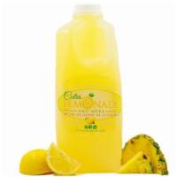 1/2 Gallon of Passion Fruit Lemonade · Traditional lemonade mixed with seedless passion fruit puree and cherry juice mixed with gra...